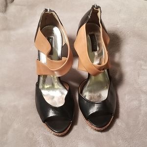 White House Black Market strappy heels